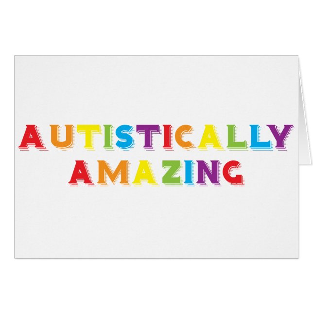 Autístamente asombroso (Anverso (Horizontal))