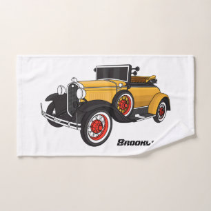 Auto amarillo clásico 1931