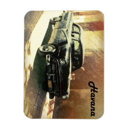 Auto americano en La Habana, imán cubano