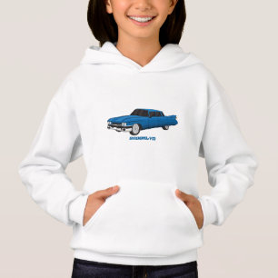 Auto clásico azul fresco de 1959