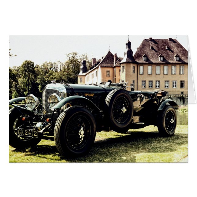 Auto clásico del tiempo viejo (Anverso (Horizontal))