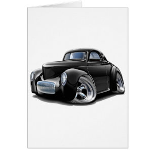 Auto negro de Willys de 1941