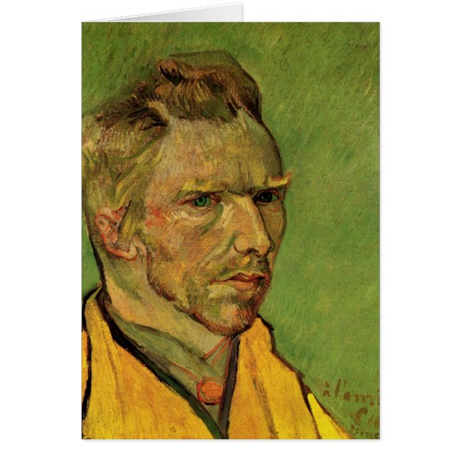 Auto retrato de Vincent van Gogh, Bella Artes de l (Frente)