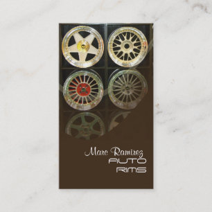 AUTO RIMS, tarjetas de visita FOTOGRAFÍA