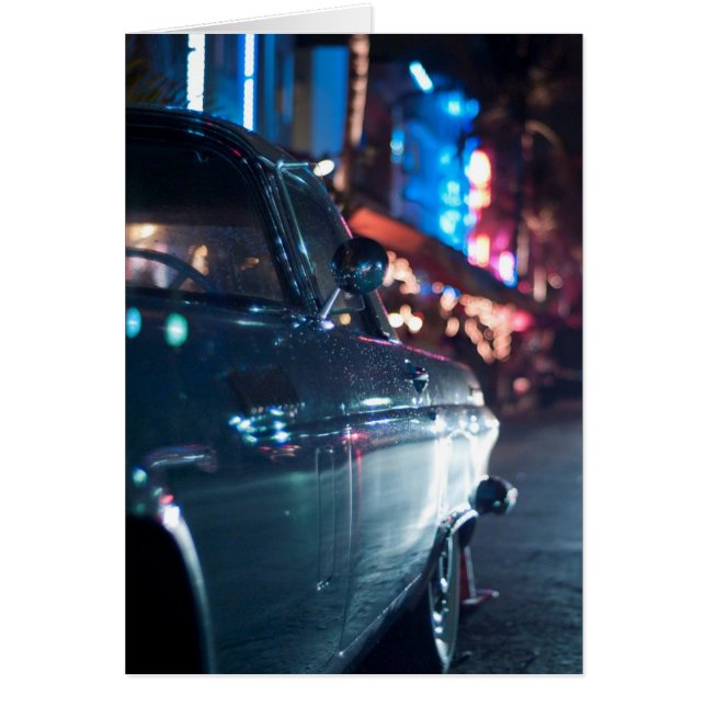 Auto vintage de Ocean Drive (Frente)