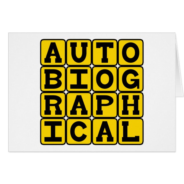 Autobiográfico, Historia de la Vida (Anverso (Horizontal))
