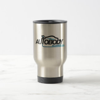 Autobody Alliance aislado viaja taza