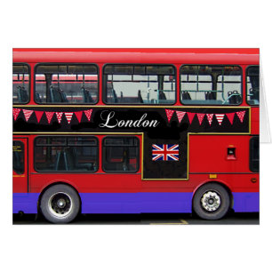 Autobús de dos pisos rojo del autobús de Londres