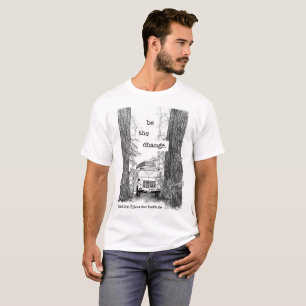 Autobús de EEI en la camiseta de las secoyas