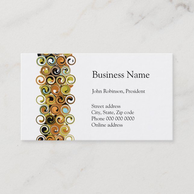 Autobús del remolino de los gados. tarjeta (Anverso)