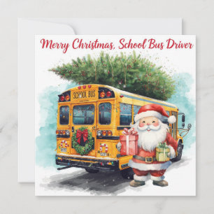 Autobús Escolar Navidad para Conductor