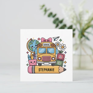 Autobús personalizado de regreso a la escuela - Pe