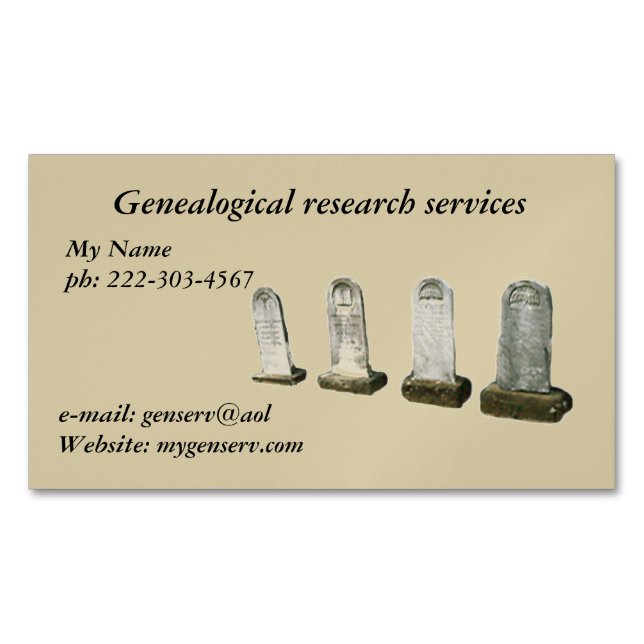 Autobús. Tarjeta (mag) - lápidas mortuorias (Anverso)