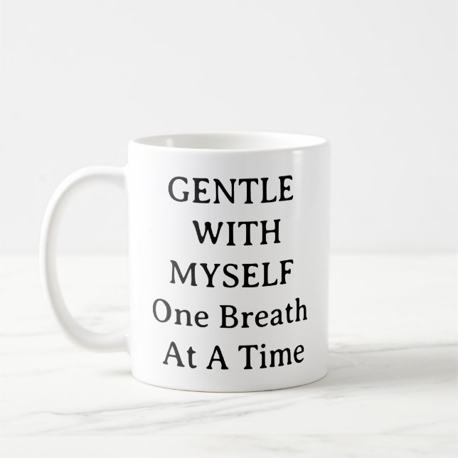 Autocuidado Mug - Suave Con Mi Propia Copa Persona (Izquierda)