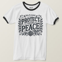 Autocuidado Protege la camiseta de cantantes mascu