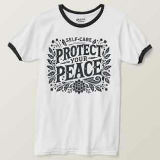 Autocuidado Protege la camiseta de cantantes mascu