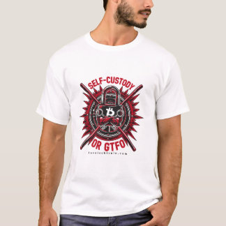 Autocustodia o GTFO - Camiseta de hombre de Bitcoi