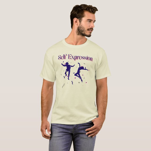 Autoexpresión camiseta básica (Anverso completo)
