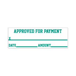 Automático Aprobado Para El Sello De Goma De Pago