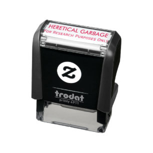 Automático Basura herética para el sello de los propósitos 