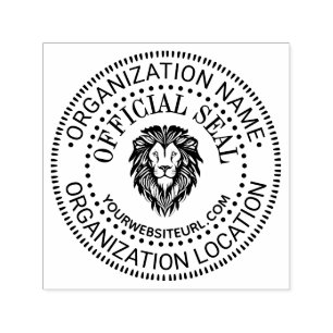 Automático Cabeza de león #3 Nombre de sello oficial genérico