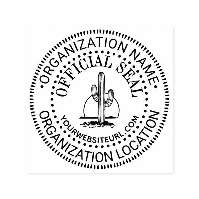 Automático Cactus Sun Genérico Nombre oficial de sello de dir (Diseño)