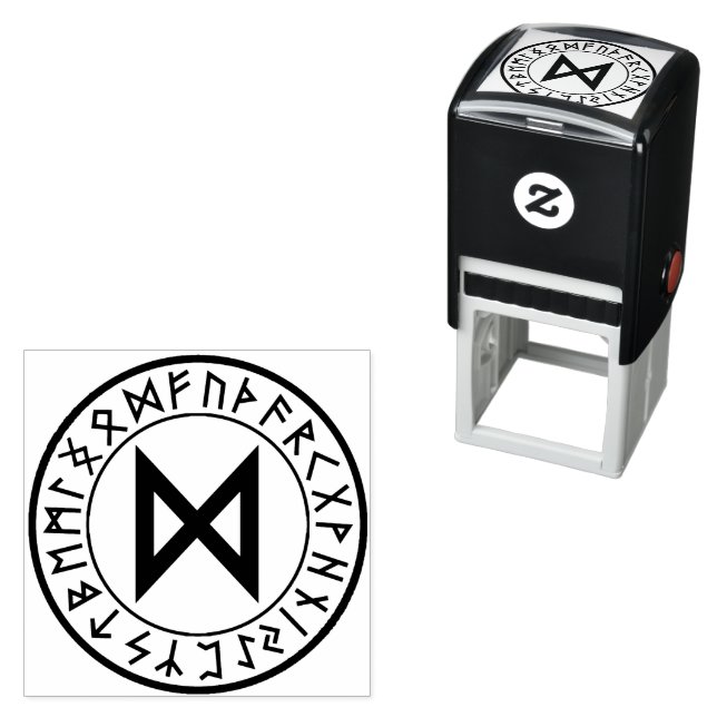 Automático Círculo de ejecución [24. Dagaz] Sello de autograb (In Situ)