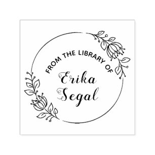 Automático De la biblioteca del sello de encargo de la