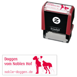 Automático de sellos para Doggen con almohadilla d