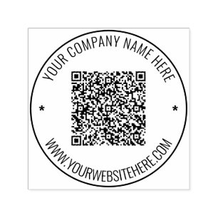 Automático Diseñar su propio código QR Ronda código Sello de 