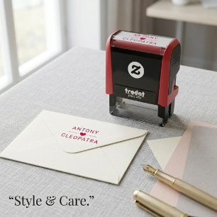 Automático Diseño de sello autoentintado con apodo personaliz