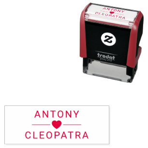 Automático Diseño de sello de autograbado de nickname par per