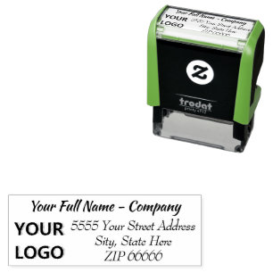 Automático Diseño Personalizado Sello de Nombre y Dirección