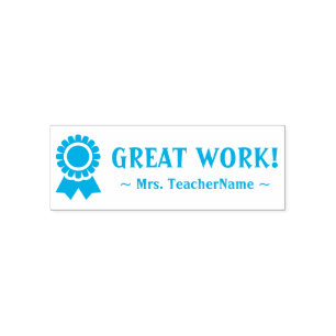Automático Divertido "¡GRAN TRABAJO!" Sello de caucho del asi