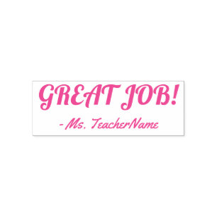 Automático Divertido "¡GRAN TRABAJO!" Sello de caucho del pro