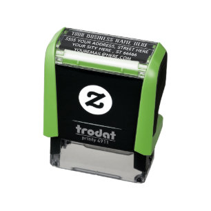 Automático Ejemplo de sello de color de dirección de correo e