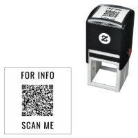 Ejemplo de Sello Personalizado Escanea la Info de 