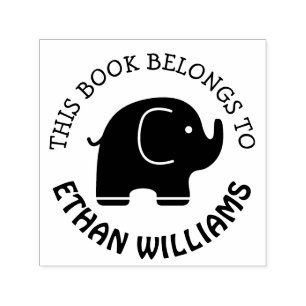 Automático El sello del elefante del bebé este libro