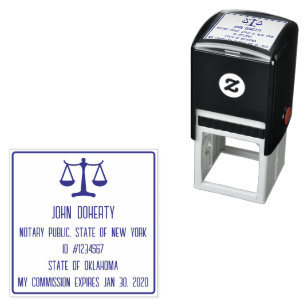 Automático El sello notarial es fácil de leer para ti Comm.
