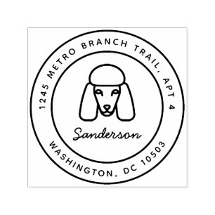 Automático El Uno mismo-Entintar del sello del remite del