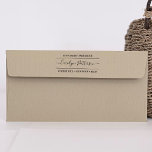 Automático Elegante Sello de autotinta de dirección y nombre<br><div class="desc">Elegante Sello de autograbado de dirección y nombre personalizado.</div>