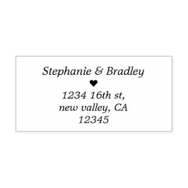 Automático Elegante y moderno sello de caucho