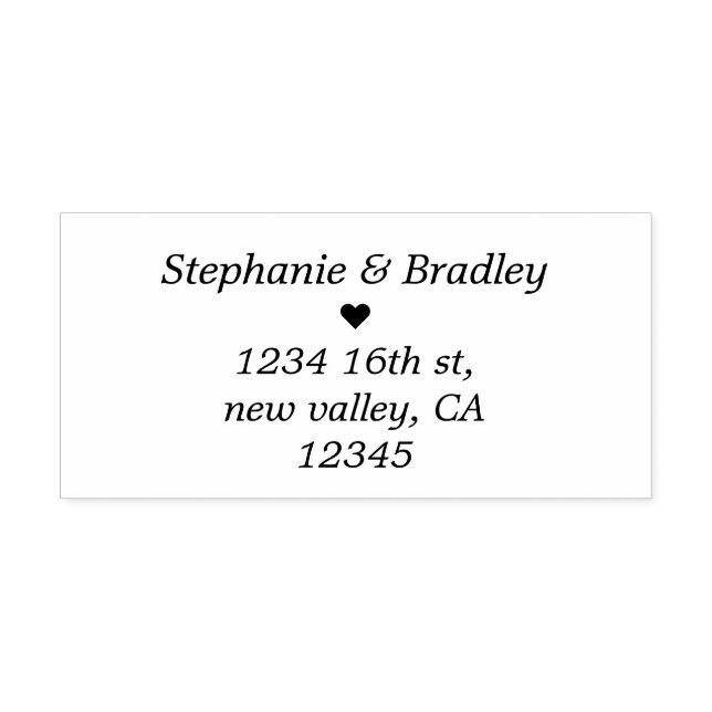 Automático Elegante y moderno sello de caucho (Diseño)