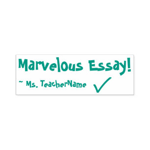Automático "¡Ensayo maravilloso!" + Sello de goma