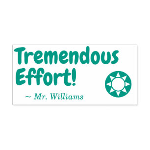 Automático "¡Esfuerzo tremendo!" + Sello de goma