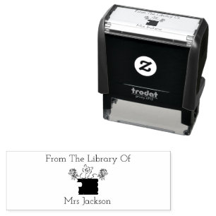 Automático Estampador de libro monograma con sello CAT de per