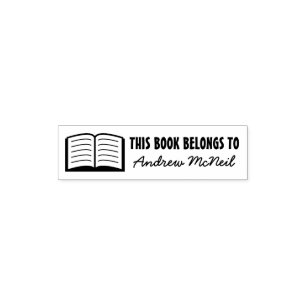 Automático ESTE LIBRO PERTENECE al sello de encargo para los