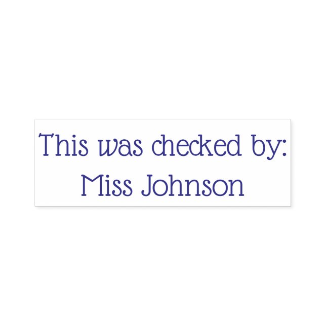 Automático Esto fue comprobado con un sello de goma (Diseño)