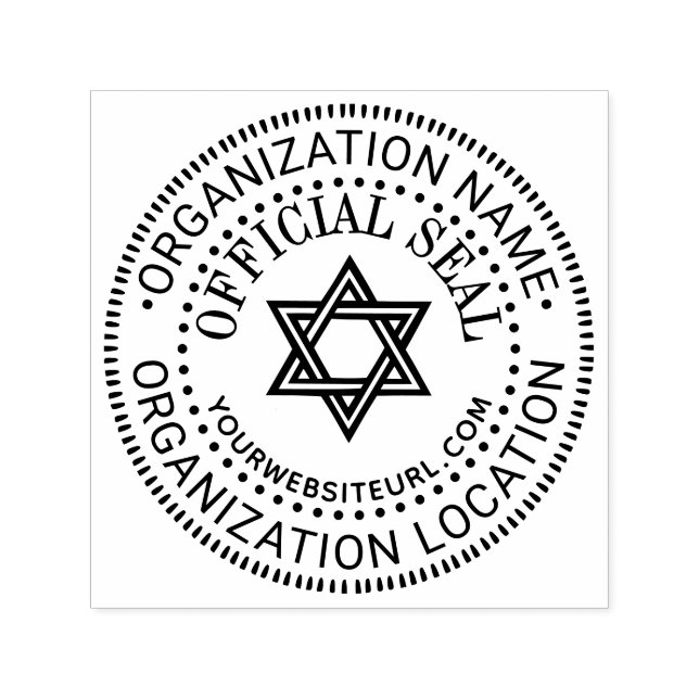 Automático Estrella de David #1 Sello oficial personalizado N (Diseño)