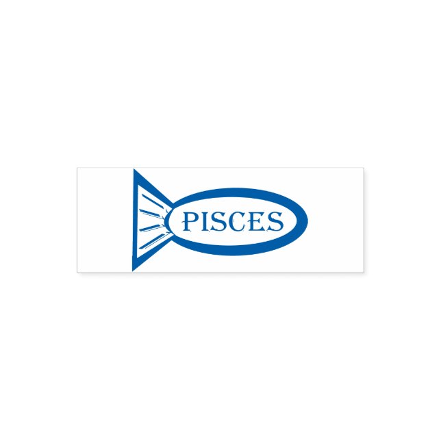 Automático Estrella de Pisces Firma Sello de autoentrada de p (Diseño)